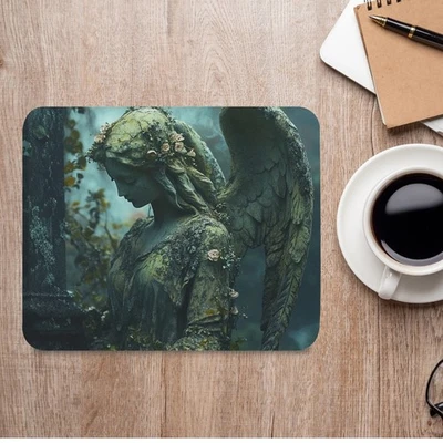 Готический коврик для мыши ангел кладбище статуя викторианский траурный ангел художественный подарок - Изображение 1 из 4