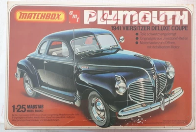 AMT-Matchbox 1941 Plymouth P12 Mayflower Coupé , 1:25, unbuilt plastic model kit - Bild 1 von 2