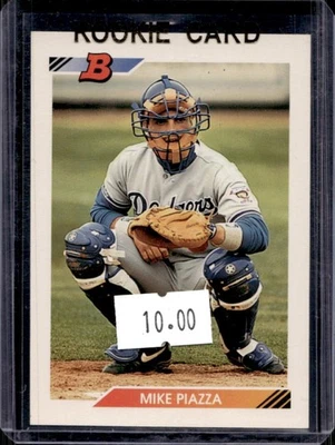 Bowman Mike Piazza Rookie RC #461 1992 Dodgers Foto 1 de 2