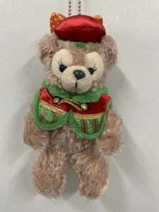 Plush Sherry May Christmas Badge Duffy 2015 Tokyo Disney Sea Limited 16cm - Picture 1 of 11