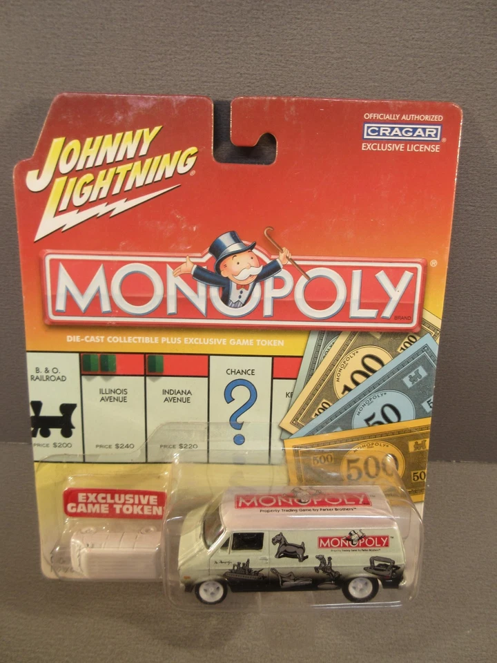 Johnny Lightning Monopoly Juego Piezas ’77 Dodge Van Foto 1 de 1