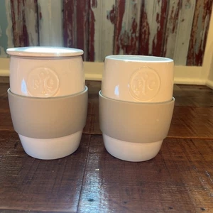 Pampered Chef Ceramic Egg Cooker #1529 Microwave Stoneware -  Free Shipping - Picture 1 of 6