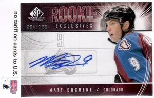 2009-10 SP Game Used Rookie Exclusives Autographs #REMD Matt Duchene 064/100 - Bild 1 von 2