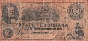 USA / Shreveport , LA  $100  3.10.1863  Facsimile / Antique looking Copy  F K - Picture 1 of 2