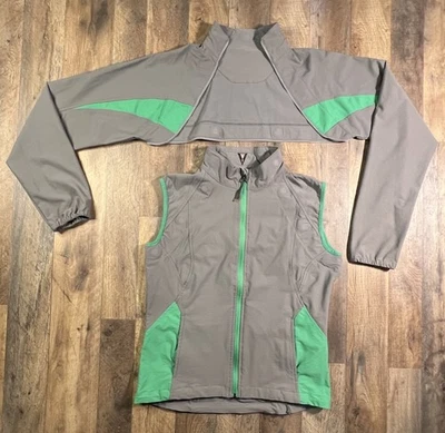 Scottevest SeV Kelly Jacket Womens Small Convertible Vest Jacket Grey Magnets. - Image 1 of 4
