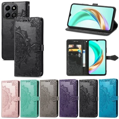 Wallet Case for Honor X5C+ X6A X6B X7B X8A X8C X9A Magnetic Flip Leather Cover - Image 1 of 4