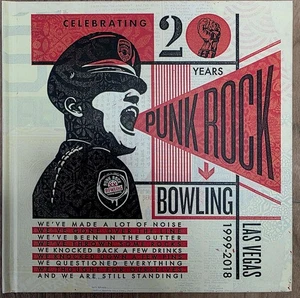 PUNK ROCK BOWLING Celebrating 20 Years Las Vegas 1999-2018 HARDCOVER - Picture 1 of 3