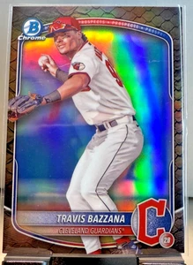 2025 Bowman - Chrome Prospects Travis Bazzana #BCP-131 Reptilian Refractor (RC) - Picture 1 of 2