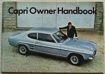 FORD Capri Car Owner Handbook April 1972 Ref CG180/563060 1300GT 1600 1600GT - Image 1 of 4
