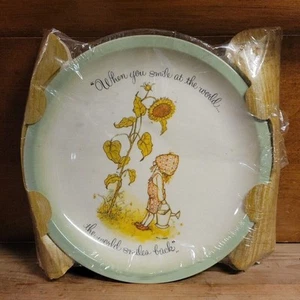 Piatto Holly Hobbie Vintage - Confezione Auguri Americani Originale - Foto 1 di 2