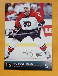 POSTCARD PHILADELPHIA FLYERS RIC NATTRESS  4 1/2  X 6 1/2 - Imagen 1 de 5