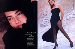1986 Wayne Maser Tatjana Patitz Estelle Lefebure 18-page MAGAZINE EDITORIAL - Picture 1 of 9