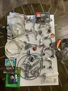 Oldtimer Fahrradteile Konvolut Bremssättel Züge etc 28 Stück - Bild 1 von 24