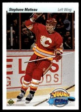 1990-91 Upper Deck STEPHANE MATTEAU #535 Flames RC - FREE Ship!