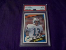 1984 TOPPS FOOTBALL #123 DAN MARINO ROOKIE CARD PSA 8