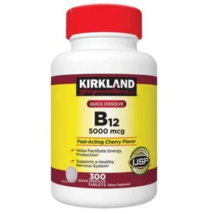Kirkland Signature B-12 5000 mcg, 300 Tablets (2 Pack) - Picture 1 of 3