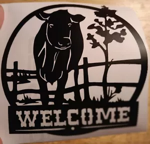 Cow Welcome Decal - Picture 1 of 1