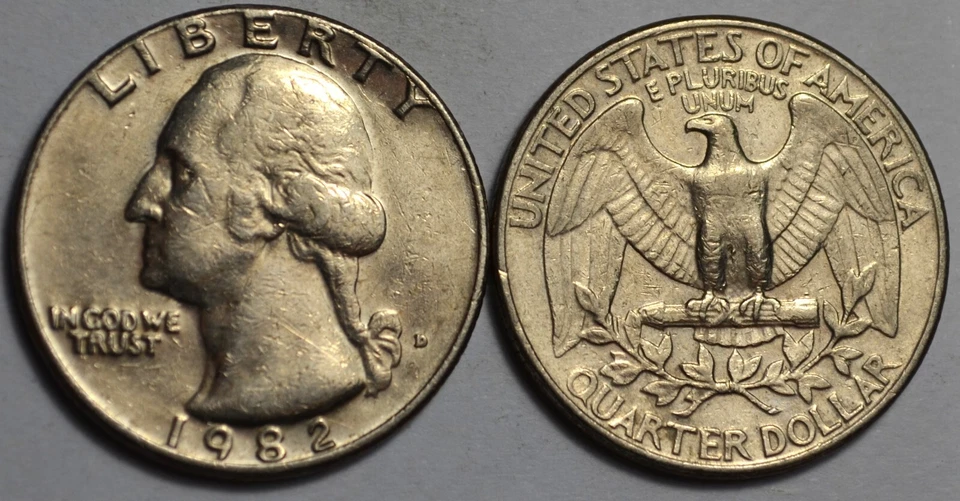 1982-D Washington Quarter (Circulated) Key Date Coin  - Image 1 of 1