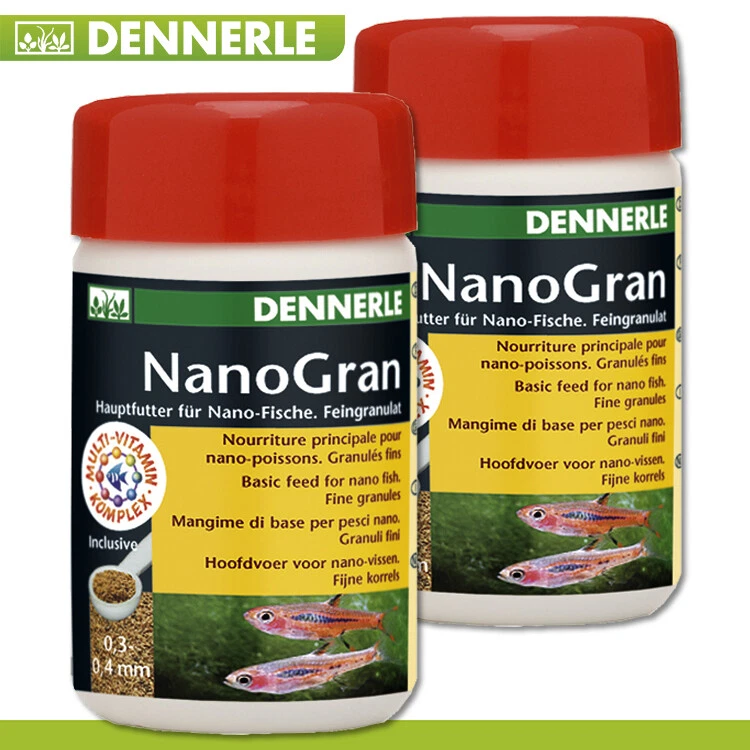 Dennerle 2 x 100 ML Nano Gran Nourriture pour Poissons D'Aquarium - Photo 1/1