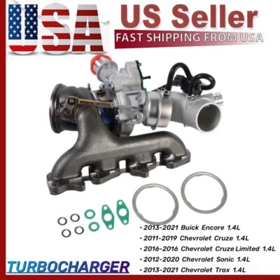 Turbocharger For 2011 2012 -2015 Chevrolet Cruze LTZ Sedan 4-Door 1.4L 667-203 Foto 1 de 4