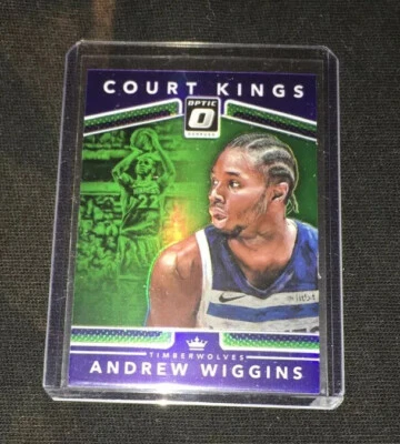 2017-18 Donruss Optic Court Kings Purple #31 Andrew Wiggins Timberwolves - Image 1 of 2