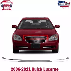 New Hood Molding Trim Chrome 2006-2011 Buick Lucerne - Picture 1 of 6