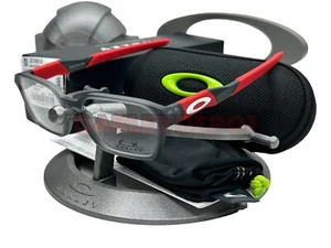 ✅🕶️ OAKLEY KNUCKLER 0Y8018 SATIN GREY SMOKE/DEMO LENS 49-14-126 RX BRILLE - Bild 1 von 11