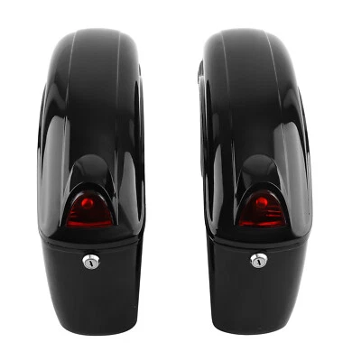 Alforjas con señales de giro equipaje universal para motocicleta Harley Honda Yamaha Foto 1 de 4