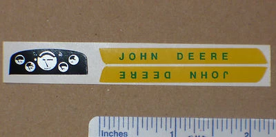 Hood and Dash Decal Set for 1/16 3020 JOHN DEERE Tractors Computer Cut - Image 1 of 4