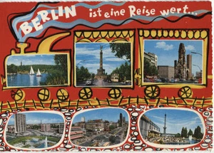 Alte Postkarte - Berlin ist eine Reise wert... - Bild 1 von 1