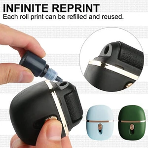 Identity Theft Protection Stamp Roller Guard Your ID Privacy Confidential Data - Picture 1 of 13