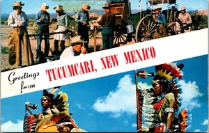 Postal de saludos desde Tucumcari Nuevo México - Imagen 1 de 2
