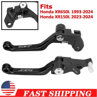 Kits de palancas de freno de embrague pivotante CNC para HONDA XR650L 1993-2024 / XR150L 2023-2024 Foto 1 de 4
