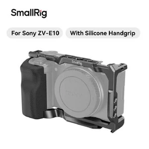 SmallRig ZV E10 Cage with Removeable Silicone Hand Grip for Sony ZV-E10 3538B - Picture 1 of 9