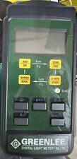 New Greenlee Commercial Digital Light Meter (0.01-5000 Fc), #93-172