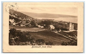 Postcard Barmouth from West Gwynedd Wales posted 1912 - Picture 1 of 2