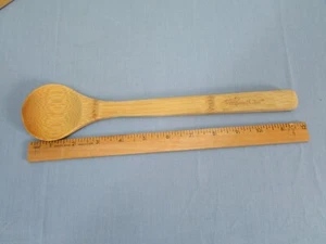 Pampered Chef Wooden Bamboo Spoon Kitchen Utensil - Picture 1 of 4