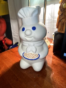 General Mills Pillsbury Doughboy 12" Cookie Jar (Holding Cookie Tray) 1997 - Picture 1 of 5
