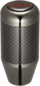 CARMATE RAZO RA64 Real Carbon MT Shift Knob Black Chrome Type 200g F/S - Picture 1 of 6