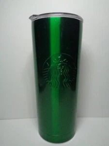 Starbucks Collector stainless steel Insulated tumbler 20 Fl oz green With Lid - Picture 1 of 10