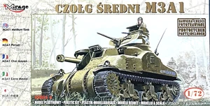 1/72 WW2 Vehicle :M3A1 Medium Tank   [US Army] #72803 : MIRAGE HOBBY - Picture 1 of 5