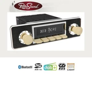 RETROSOUND RSD-IVORY-1DAB-1 "MOTOR-1DAB-1" DAB+ Komplett-Set "Ivory" Bluetooth  - Picture 1 of 8