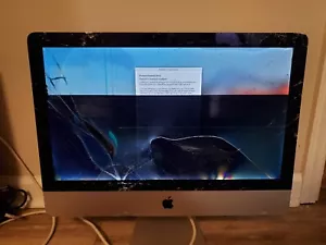 Apple iMac EMC-2544 21.5" Desktop A1418 PARTS Intel Processor Cracked Screen RAM - Picture 1 of 6