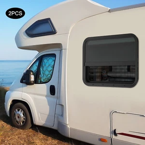 30*20in Black RV Windows Clip-on Mounting Tempered Glass RV Window 2* RV Windows - Picture 1 of 21