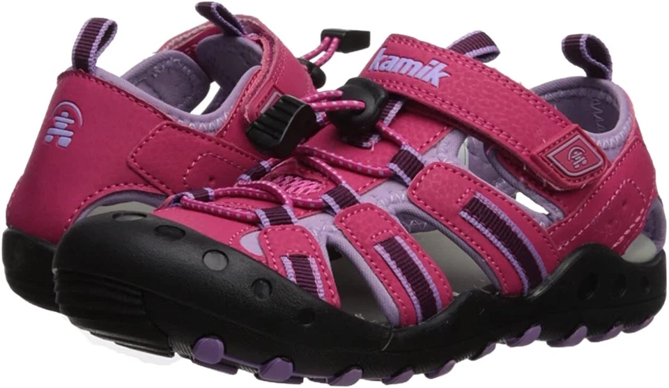 Sandalia Kamik 258613 Cangrejo Niñas Pequeñas Rosa Brillante Talla 5 Mediana Foto 1 de 4