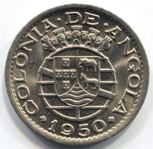Angola - 1950 50c KM#72 in Gem BU - Picture 1 of 2