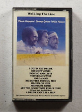 Merle Haggard, George Jones & Willie Nelson - Walking the Line (Cassette, 1987)