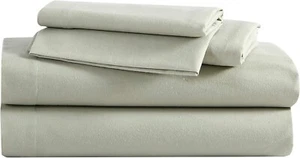 Eddie Bauer - Sábanas Queen, Juego de Ropa de Cama de Franela de Algodón, Cepillado para Extra Softne - Imagen 1 de 8