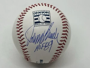 Johnny Bench Autographed Rawlings ROMLB HOF Baseball Reds w HOF 89 ! BAS W - Picture 1 of 2