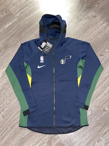 Nike Utah Jazz Showtime Therma Flex Warm-Up Full-Zip Hoodie Mens M AT8500-419 - Picture 1 of 11